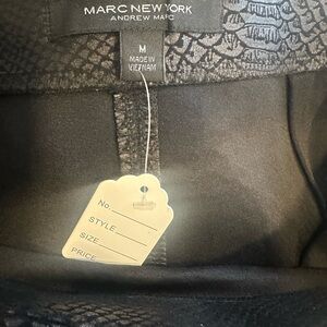 Marc New York Black Textured-Trim Jacket